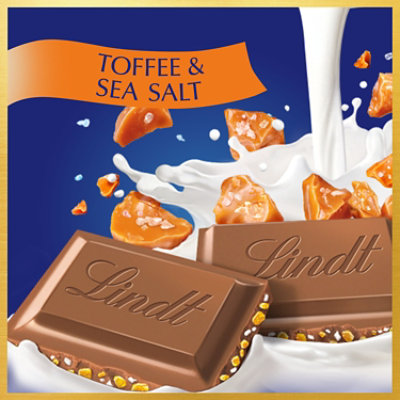 Lindt Classic Recipe Toffee Sea Salt Milk Chocolate Bar 4.4 Oz. - 4.4 OZ - Image 3