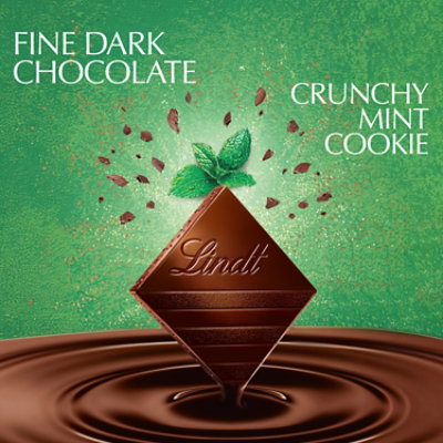 Lindt Excellence Mint Cookie Dark Chocolate Bar, 3.5 Oz - 3.5 OZ - Image 3