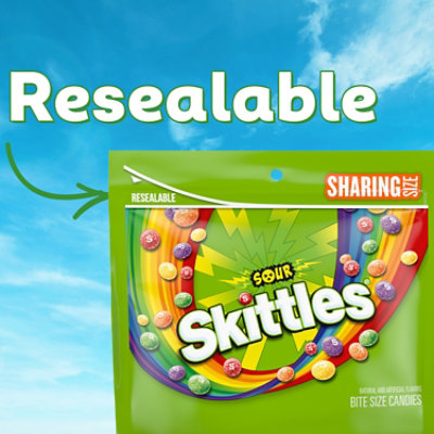 Skittles Sours Share Size Sand Up Pouch 13.7 Ounces Per Bag - 13.7 OZ - Image 2