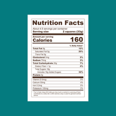 Ghirardelli Milk Chocolate Sea Salt Caramel Cookie Squares - 5.2 Oz - Image 3