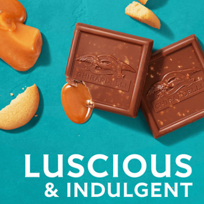 Ghirardelli Milk Chocolate Sea Salt Caramel Cookie Squares - 5.2 Oz - Image 5