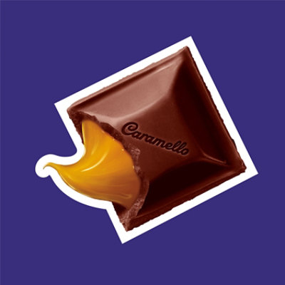 CADBURY CARAMELLO SWEETLY DARK Semi-Sweet Dark Chocolate Caramel Candy Share Pack - 7.2 OZ - Image 3