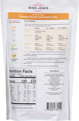 Miss Jones Banana Mix Gluten Free 12.35oz - 12.35 OZ - Image 5