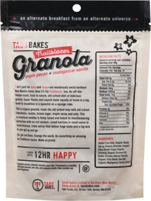Taos Maple Pecan Granola 10oz - 10 OZ - Image 6