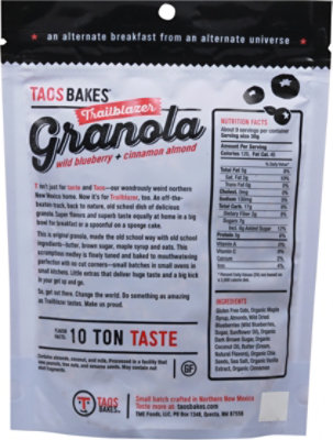 Taos Wild Blueberry Granola 10oz - 10 OZ - Image 6