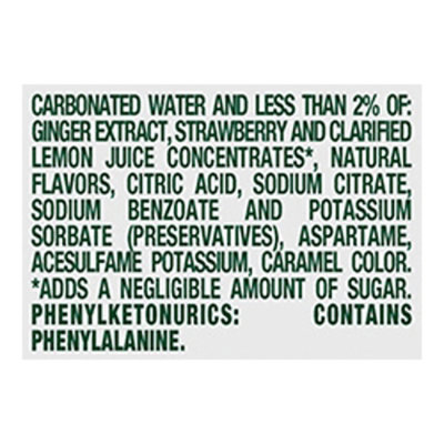 Canada Dry Fruit Splash Strawberry Zero Sugar 12-12fz - 12-12 FZ - Image 4