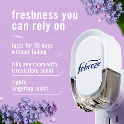 Febreze Plug Scented Oil Refills, Lilac Sunrise - 2-.87 Fl. Oz. - 2-.87 FZ - Image 2