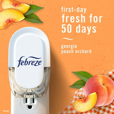 Febreze Plug Scented Oil Refills, Juicy Summer Peaches - 2-.87 Fl. Oz. - 2-.87 FZ - Image 4