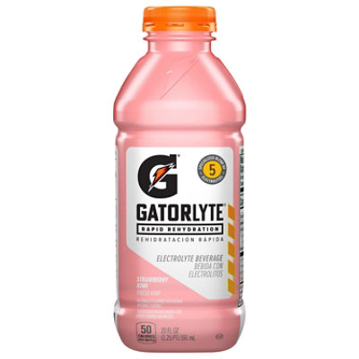 Gatorade Gatorlyte Electrolyte Beverage Strawberry Kiwi Naturally Flavored Bottle - 20 Oz - Image 2