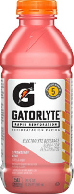Gatorade Gatorlyte Electrolyte Beverage Strawberry Kiwi Naturally Flavored Bottle - 20 Oz - Image 5