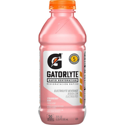Gatorade Gatorlyte Electrolyte Beverage Strawberry Kiwi Naturally Flavored Bottle - 20 Oz - Image 1