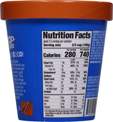 Kellogg's Pop-tarts Frosted Brown Sugar Cinnamon Ice Cream, 14 Fz - 14 FZ - Image 5