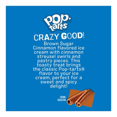 Pop-Tarts Frosted Brown Sugar Cinnamon Ice Cream - 14 Fl. Oz. - Image 2
