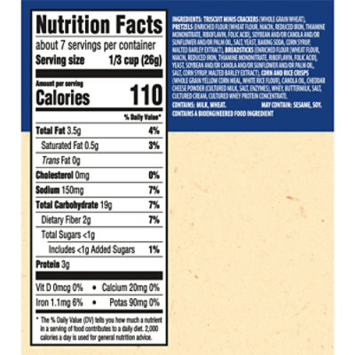 Triscuit Snack Mix White Cheddar 6.5oz - 6.5 OZ - Image 4
