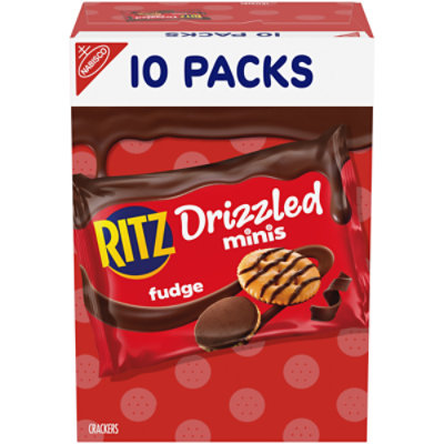 Ritz Minis Drizzled Fudge 9oz - 9 OZ - Image 1