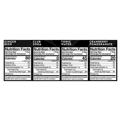 Q Tonic Mixer Vodka 4variety 12-8fz - 12-8 FZ - Image 3