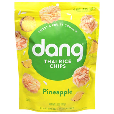 Dang Chips Rice Chips Thai Pineapple 3.5 Oz - 3.5 OZ - Image 1