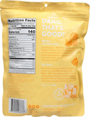 Dang Chips Sticky Rice Thai 3.5 Oz - 3.5 OZ - Image 5