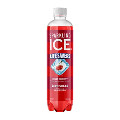 Sparkling Ice Life Savers Wild Cherry 17fz - 17 FZ - Image 1