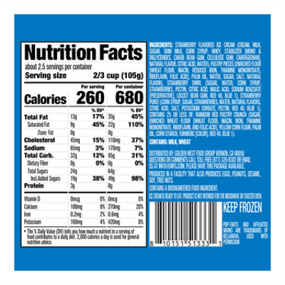 Pop-Tarts Frosted Strawberry Ice Cream - 14 Fl. Oz. - Image 4