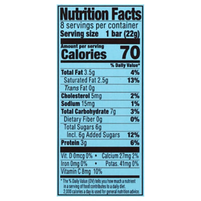 Clio Snacks Co. Mini Greek Yogurt Bars Dipped In Milk Chocolate Salted Caramel, 8-.78 Oz, 6.21 Oz - 6.21 OZ - Image 3