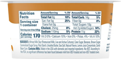 Icelandic Provisions Yogurt Salted Caramel Banana Skyr  4.4 Oz - 4.4 OZ - Image 5