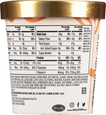 Halo Top Caramel Cheesecake Ice Cream Pint - 16 FZ - Image 5