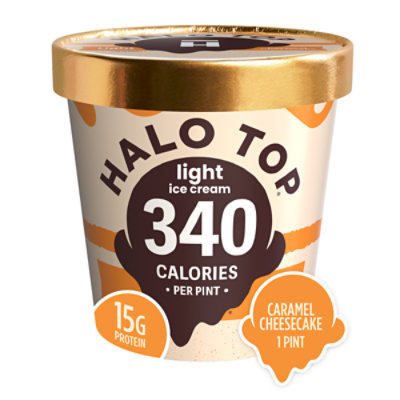 Halo Top Caramel Cheesecake Ice Cream Pint - 16 FZ - Image 2