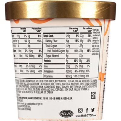 Halo Top Caramel Cheesecake Ice Cream Pint - 16 FZ - Image 3