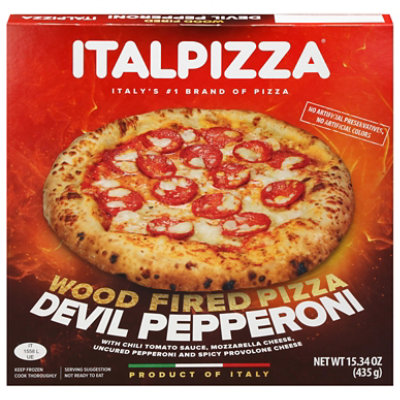 Italpizza Wood Fired Pizza Dvl Pepperoni 15.34oz - 15.34 OZ - Image 2