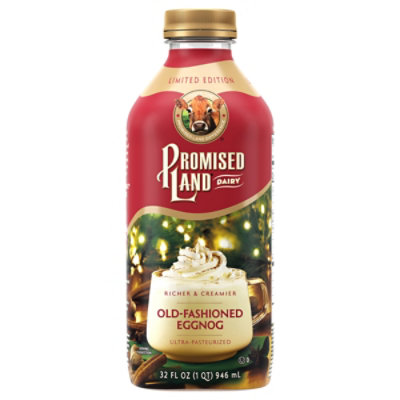 Promised Land Old Fashioned Eggnog Whole Milk, 32 Fz - 32 FZ - Image 2