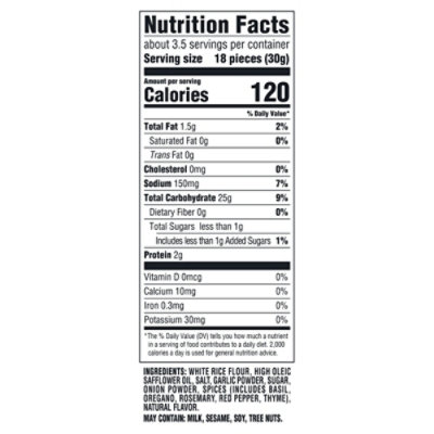 Good Thins Savory Herb 3.5oz - 3.5 OZ - Image 4