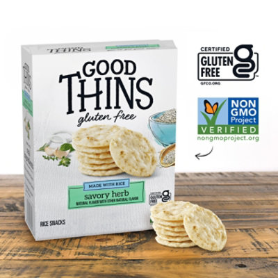 Good Thins Savory Herb 3.5oz - 3.5 OZ - Image 3