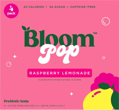 Bloom Pop Raspberry Lemonade 4-12fz - 4-12 FZ - Image 6