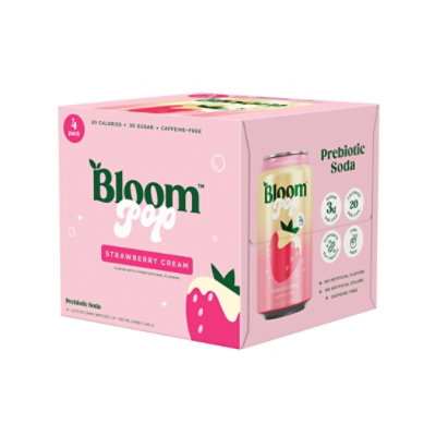 Bloom Pop Strawberry Cream 4-12fz - 4-12 FZ - Image 1