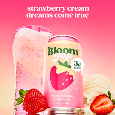 Bloom Pop Strawberry Cream 4-12fz - 4-12 FZ - Image 3