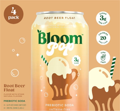 Bloom Pop Root Beer Float 4-12fz - 4-12 FZ - Image 6