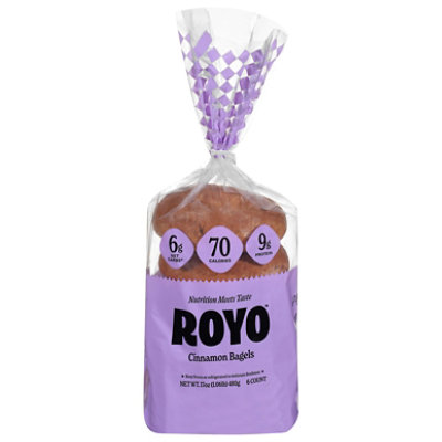 Royo Bread Co Bagels Cinnamon Raisin - 14.5 OZ - Image 2