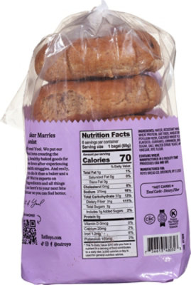 Royo Bread Co Bagels Cinnamon Raisin - 14.5 OZ - Image 5