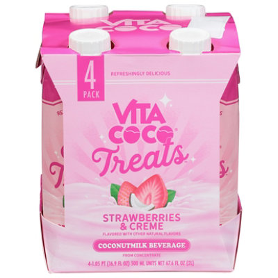 Vita Coco Treats Strawberries & Creme 16.9 Oz 4 Pk - 16.9 FZ - Image 2