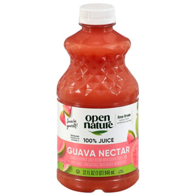 Open Nature Guava Nectar Juice 32 Fz - 32 FZ