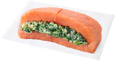 Spinach Stuffed Salmon 6 Oz - Each - Image 1