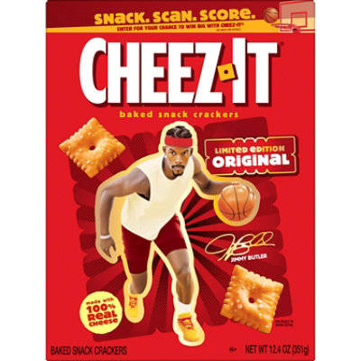 Cheez-It Baked Snack Crackers Original Jimmy Butler Limited Edition Box - 12.4 Oz - Image 7