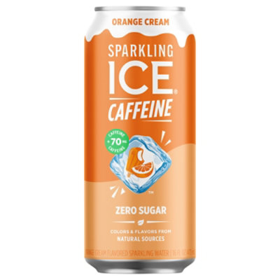 Sparkling Ice Caffeine Orange Cream 16fz - 16 FZ - Image 1