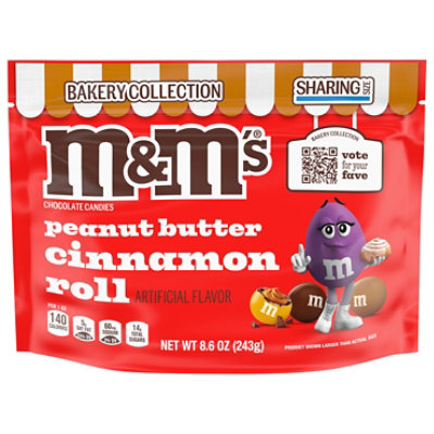 M&M's Peanut Butter Cinnamon Roll Chocolate Candies - 8.6 Oz - Image 4