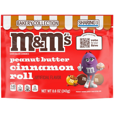 M&M's Peanut Butter Cinnamon Roll Chocolate Candies - 8.6 Oz - Image 1