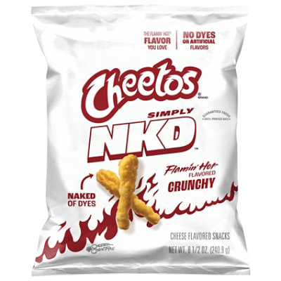 Cheetos Simply Naked Crunchy Flamin Hot 8.5oz - 8.5 OZ - Image 2