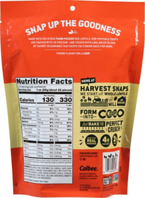 Harvest Snaps Crunchy Loops Original 2.5oz - 2.5 OZ - Image 5