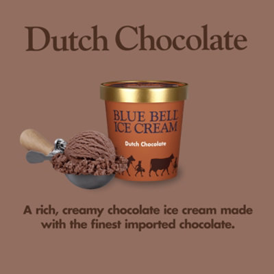Blue Bell Dutch Chocolate Ice Cream - 1 Pint - 1 PT - Image 2