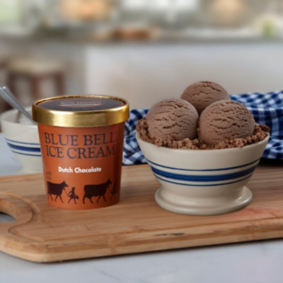 Blue Bell Dutch Chocolate Ice Cream - 1 Pint - 1 PT - Image 3